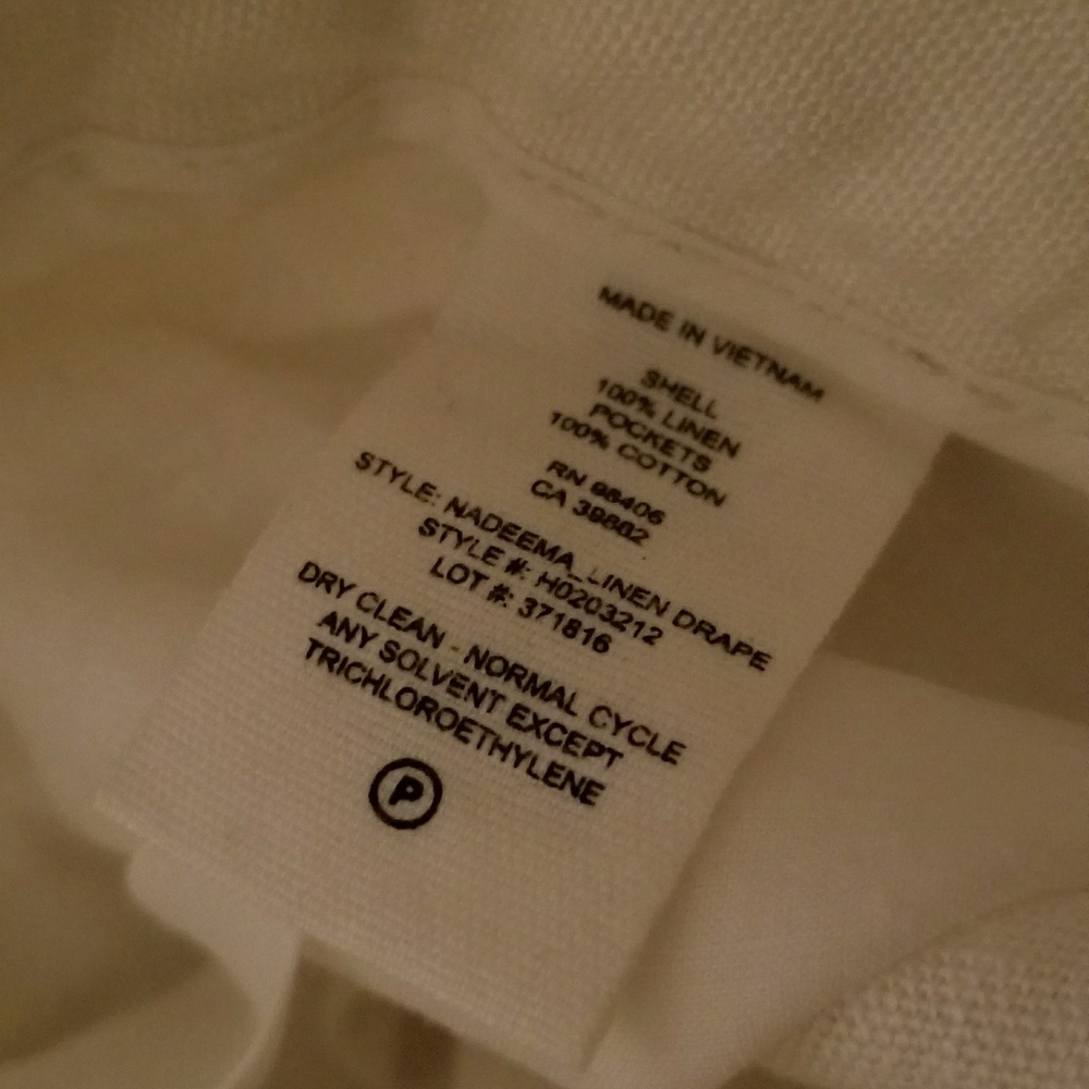 🆕🔥Theory Nadeema pleated linen wide-leg pants - Picture 6 of 7